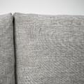 FRIHETEN Corner sofa-bed with storage, Faringe light grey