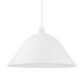 GoodHome Pendant Lamp Calume E27 48cm, white