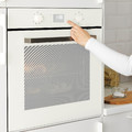 BEJUBLAD Forced air oven, white glass