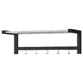 TJUSIG Hat rack, black, 79 cm