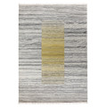 SJÖTÅTEL Rug, flatwoven, grey-yellow/handmade, 250x350 cm