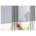 SKOGSKLÖVER Roller blind, grey, 120x195 cm