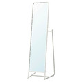 KNAPPER Standing mirror, white, 48x160 cm