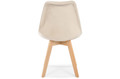 Upholstered Dining Chair Bolonia Lux, beige