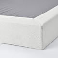 LYNGÖR Sprung mattress base, white, 140x200 cm