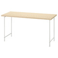 MITTCIRKEL / SPÄND Desk, lively pine effect/white, 140x60 cm