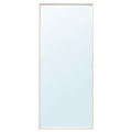 NISSEDAL Mirror, white, 65x150 cm