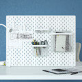 SKÅDIS Pegboard combination, white, 76x56 cm