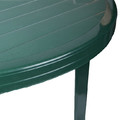 Garden Round Table 90x70cm, green