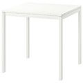 MELLTORP Table, white, 75x75 cm