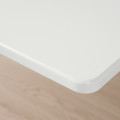 BERGLÄRKA Desk top and shelf, white, 100x70 cm