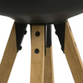 Bar Stool Dima, black/wood