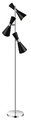 GoodHome Floor Lamp Mengame E14, black