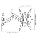 MacLean TV Bracket Wall Mount 32-55" MC-784