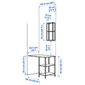 ENHET Storage comb f freest appliances, white, 101.5x63.5x222 cm