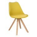 Dining Chair Norden Star Square, yellow