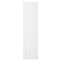 GULLABERG Door with hinges, white, 50x195 cm