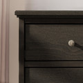 IDANÄS Chest of 6 drawers, dark brown stained, 162x95 cm