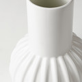 SKOGSTUNDRA Vase, white, 27 cm