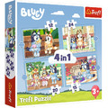 Trefl Children's Puzzle Bluey 4in1 3+