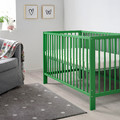 GULLIVER Cot, green, 60x120 cm