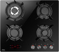 Amica Gas Hob on Glass PGCA6111AoFTB