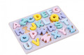 iWood Wooden Puzzle Letters Pastel 3+