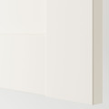 PAX / BERGSBO/ÅHEIM Wardrobe combination, white/mirror glass, 150x38x236 cm