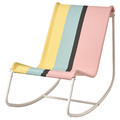 TUMHOLMEN Rocking-chair, in/outdoor, white/multicolour