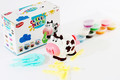 Mega Creative Colour Dough Cow Playset with Modelling Compound 3+