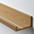 MOSSLANDA Picture ledge, oak effect, 115 cm