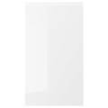 VOXTORP Front for dishwasher, high-gloss white, 45x80 cm