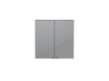 Bathroom Wall Cabinet GoodHome Imandra 60x60x15cm, grey