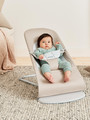 BABYBJÖRN Bouncer Balance Soft  Beige/Grey, Woven/Jersey