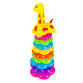 Pyramid Stacking Ring Educational Toy Giraffe 5m+