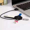 Unitek USB2.0 4-Port Hub, black, Y-2178