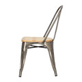 Chair Paris Wood, metallic, pine natural