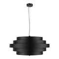 GoodHome Pendant Lamp Euboea 3x E27, matt black