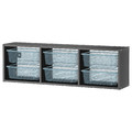 TROFAST Wall storage, grey/grey-blue, 99x21x30 cm