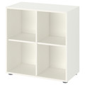 EKET Storage combination with feet, white, 70x35x72 cm