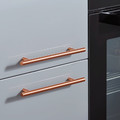 GoodHome T-bar Cabinet Handle Annatto 220 mm, copper, 2 pack