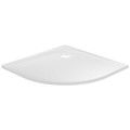 GoodHome Shower Tray Cavally, semi-circular, 80 cm, white