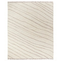 JULGRANSGRÄS Rug, high pile, white/handmade, 240x300 cm