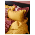 LUKTJASMIN Duvet cover and 2 pillowcases, yellow, 200x200/50x60 cm