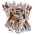 Craft Christmas Self-Adhesive Decoration Set Deer