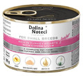 Dolina Noteci Premium Dog Wet Food for Small Breeds Junior with Turkey Hearts & Goose Liver 185g