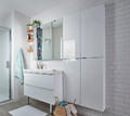 Wall-mounted Basin Cabinet GoodHome Imandra 100cm, white