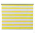 FRIDANS Block-out roller blind, white yellow/striped, 120x195 cm