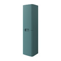 GoodHome Wall-mounted Bathroom High Cabinet Himalia 160 cm, green