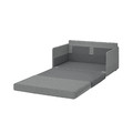 FRIDHULT Sofa-bed, Knisa light grey, 119 cm
